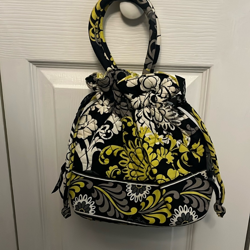 Baroque drawstring handbag